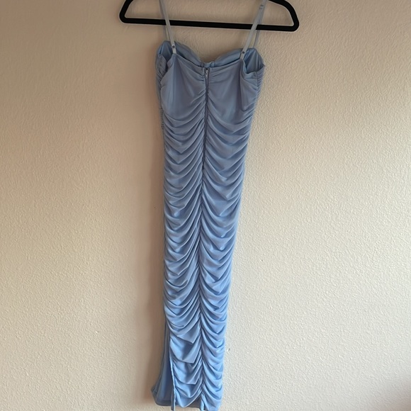 Windsor Bustier Ruched Midi Dress - Picture 8 of 9